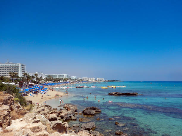 istock Seaview on the beach, sunny day on Protaras, Cyprus 1167552052