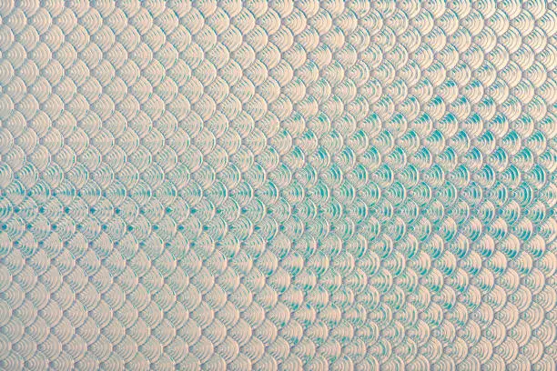 Photo of Holographic mermaid fish scales iridescent faux leather texture