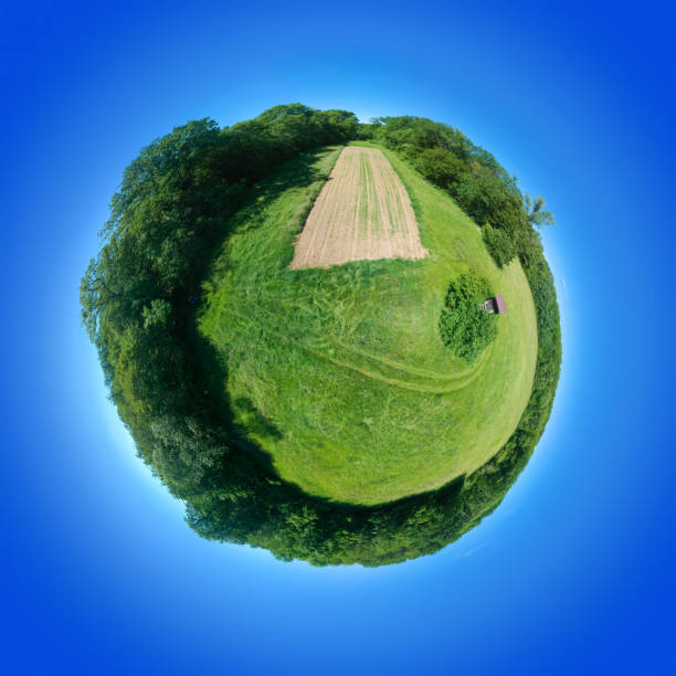 istock 360 degrees spherical panorama rural meadow south Germany 1167558627