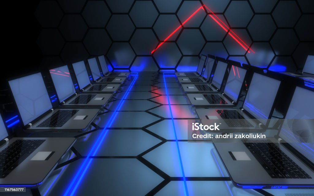 Network Computing Future 3d Future Computer Network Datacenter Concept Stock Photo - Download ...