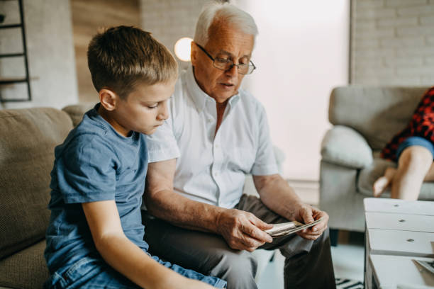 istock Grandparent spending time with grandson 1167563797