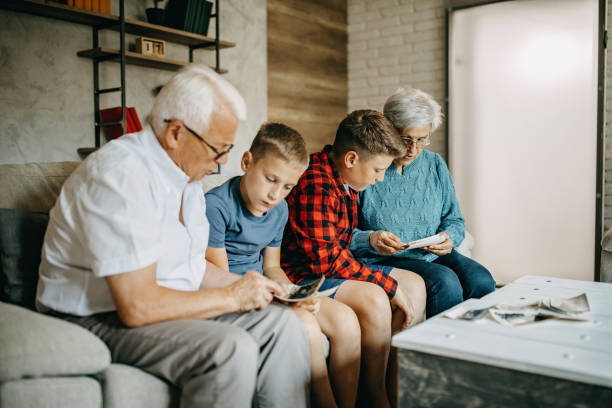 istock Grandparents spending time with their grandsons 1167563907