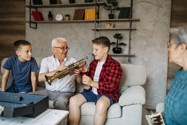 istock Grandparents spending time with their grandsons 1167566573