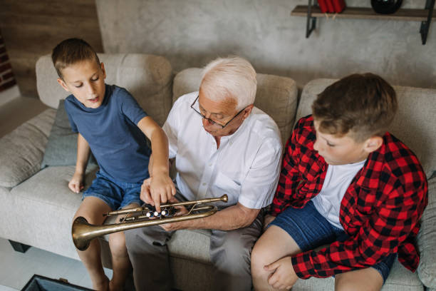 istock Grandparent spending time with grandsons 1167567038
