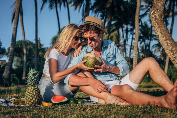 istock Couple relaxing on picnic 1167568751