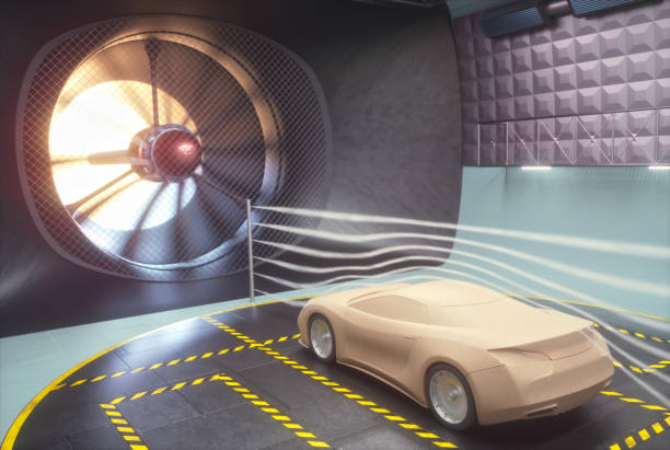istock Wind Tunnel Clay Car Design Transportation 1167572478