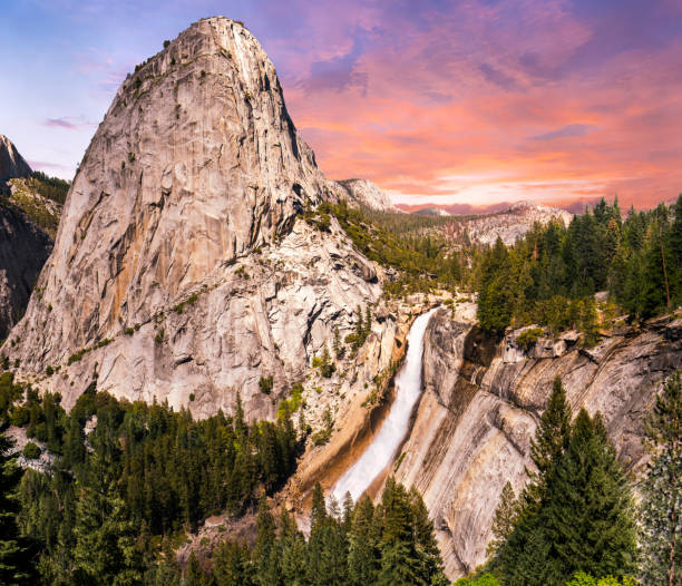 istock Nevada Falls and Liberty Dome at sunset 1167574907