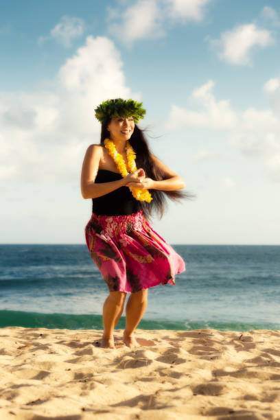 istock Hawaiian Hula Dancer on the Beach of Kauai 1167576264