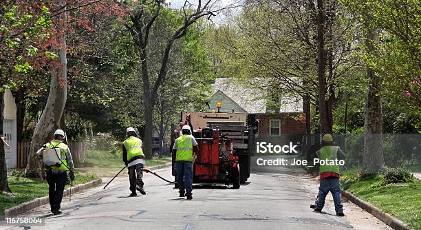 Są One Nazywane Repaving - zdjęcia stockowe i więcej obrazów Fotografika - Fotografika, Główna ulica - Ulica, Horyzontalny