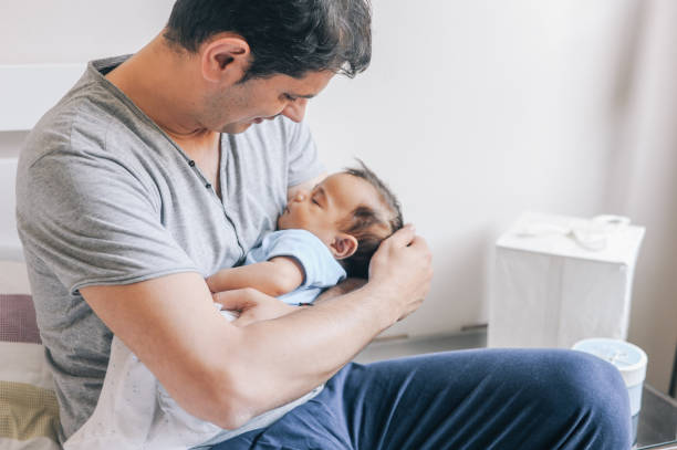 istock Father and his newborn baby boy 1167583462