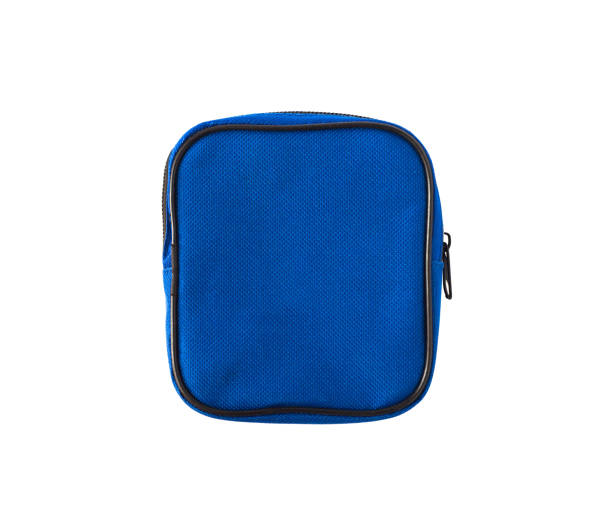 istock Blue bag or case with zipper isolated 1167583610