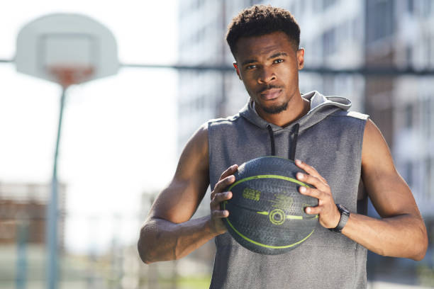 istock Handsome African Basketball Player 1167584877