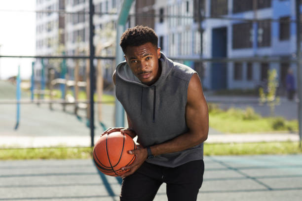 istock Determined African-American Basketball Player 1167584893