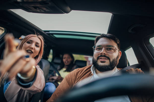 istock Friends in the car 1167585425