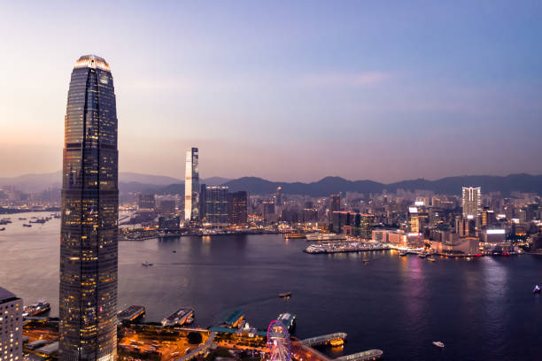 istock View of the Hong Kong at night 1167585678