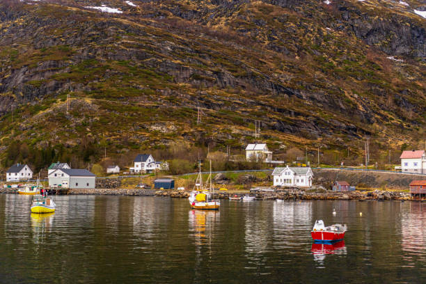 istock reine and its surroundings scenery views, lofoten islands 1167588904