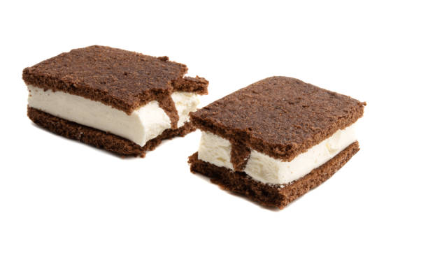 istock chocolate sponge cake with milk souffle isolated 1167593211