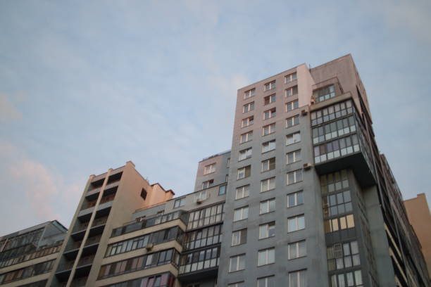 istock View of high-rise buildings from an acute angle 1167593624