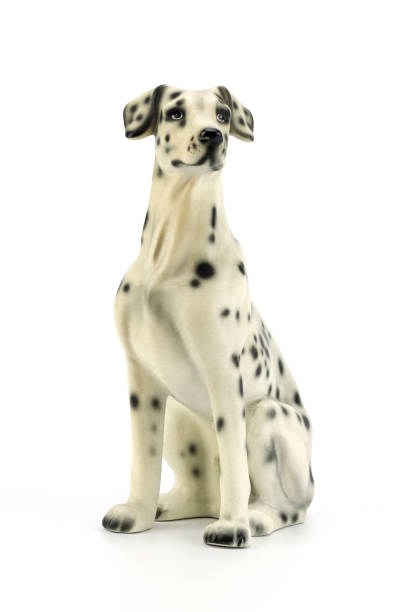 istock Statuette of dog isolated on white background clipping path 1167596167