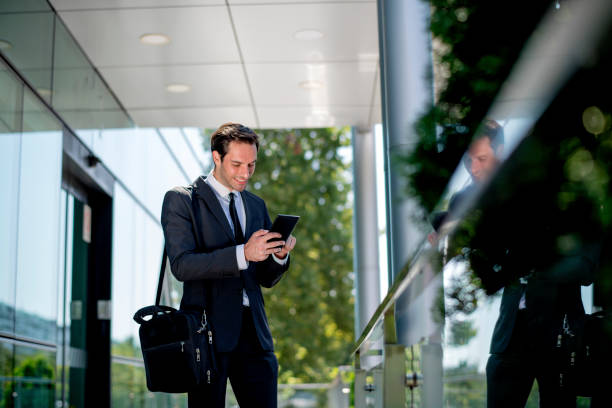 istock Business person is using newest technologies to trade 1167596409