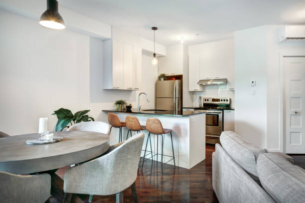 istock Modern small apartment in Montreal, Canada 1167599676