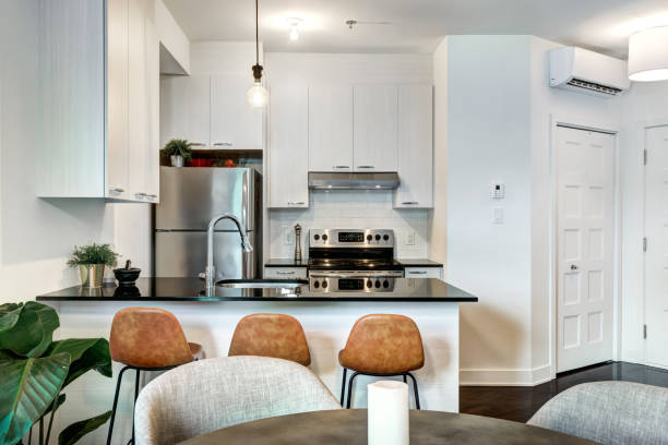 istock Modern small apartment in Montreal, Canada 1167599678