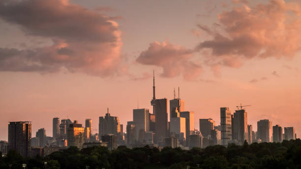 istock Evening panorama of downtown Toronto 1167599681