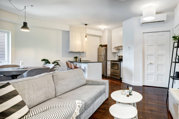 istock Modern small apartment in Montreal, Canada 1167599787