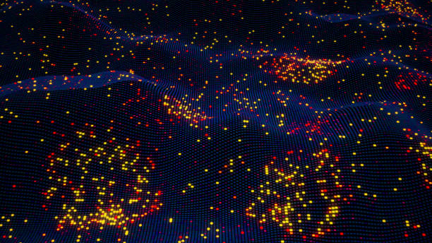 istock Abstract futuristic glowing virtual neural network 3D illustration 1167602201