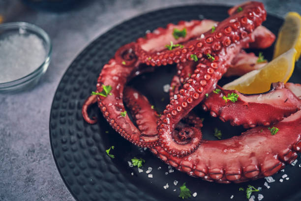 istock Octopus Tentacles with Sea Salt and Fresh Lemon 1167604177