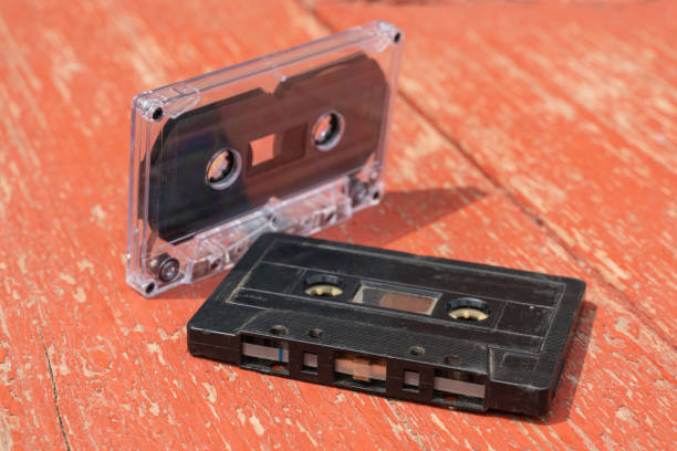 istock several old film audio cassettes on a wooden table 1167607237
