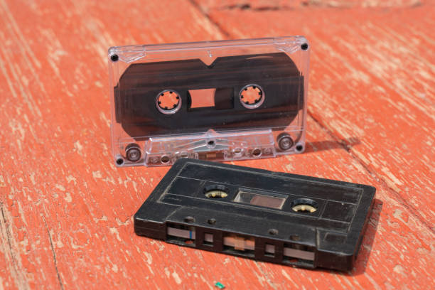 istock several old film audio cassettes on a wooden table 1167607397