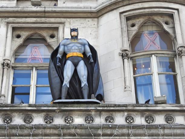 batman - superman imagens e fotografias de stock