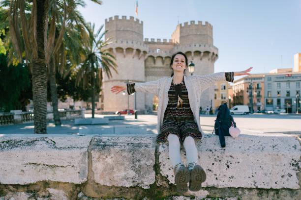 istock Tourist woman in Valencia 1167618344