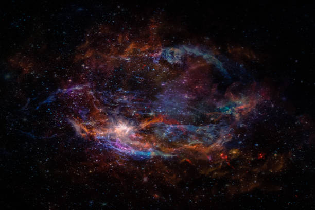 istock Nebula, science fiction background. Elements of this image furnished by NASA. 1167619654