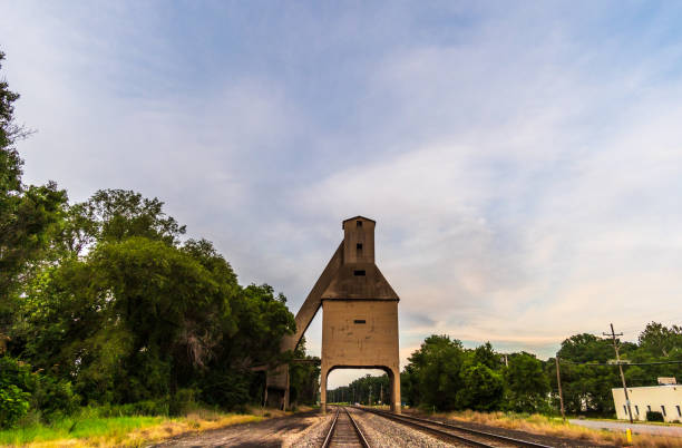 istock Grain loading silo, Michigan City, Indiana 1167619775
