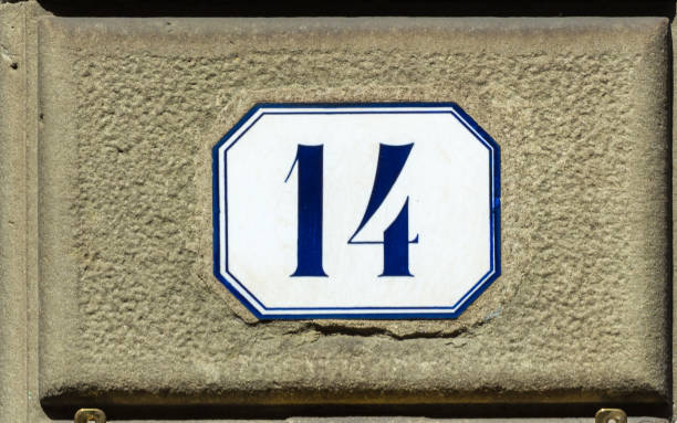 istock house number fourteen  14 1167621985