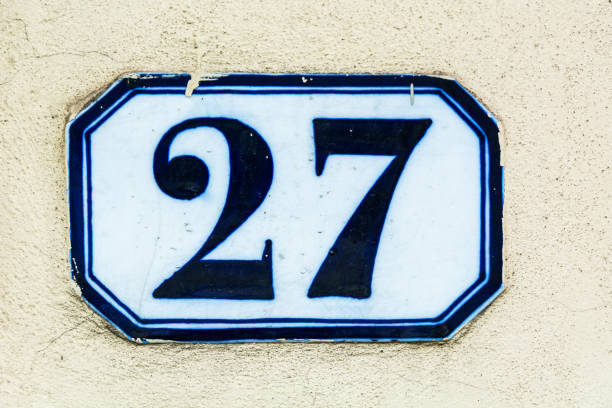 istock house number twenty seven ( 27 ) 1167622219
