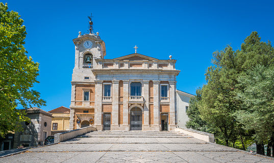 Saint Paul Cathedral in Alatri acropolis, province of Frosinone, Lazio, central Italy.