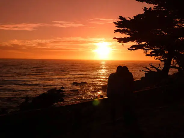 An amazing sunset en Monterey California