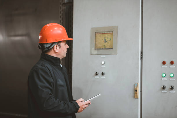 istock Male Technician Doing a Quality Control at the Heating Station 1167625748