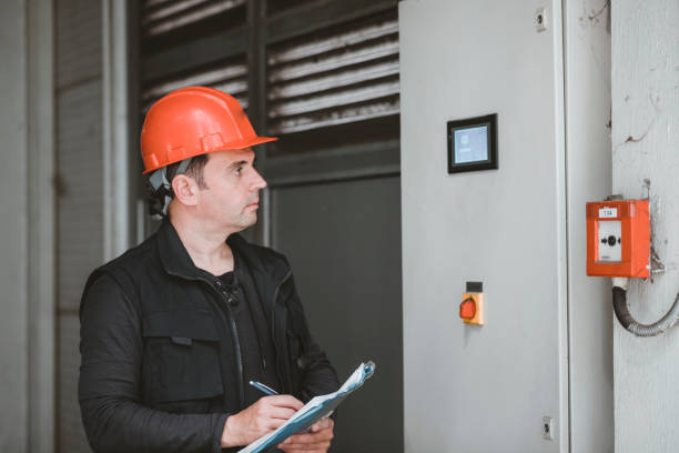 istock Male Technician Doing a Quality Control at the Heating Station 1167626110