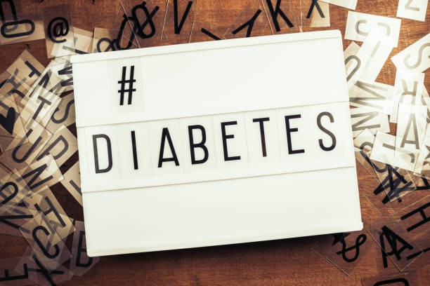 Diabetes on Lightbox Sign