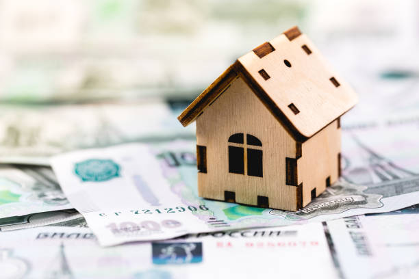 istock house symbol with russian rubles banknotes 1167627115