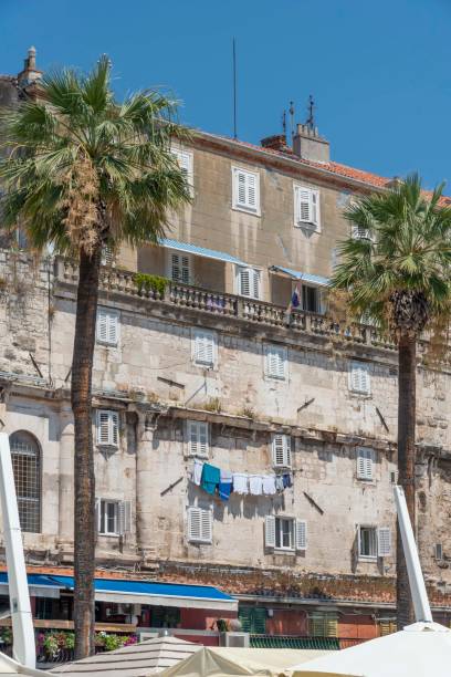 istock Facade of old building in Split in Croatia 1167630852