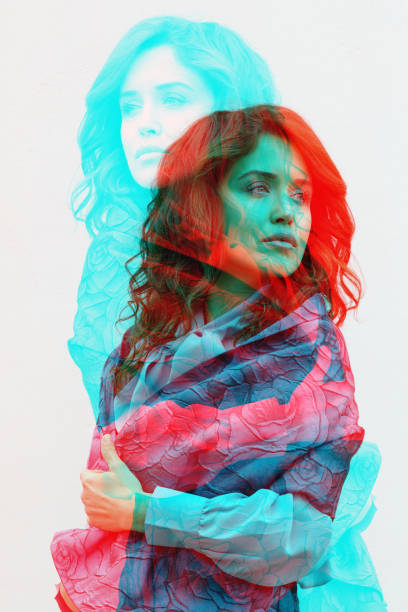 istock Multiple Image Of Young Women Against 1167631182