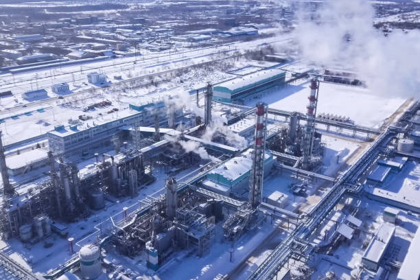 istock top view of the oil refinery 1167637929