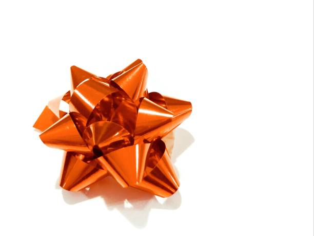 istock Gift ribbon bow on white background 1167640491