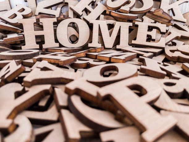 istock handmade plywood letters 1167643838