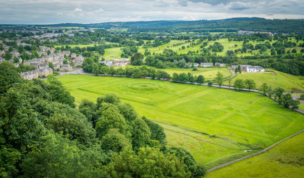 Stirling Castle in a cloudy summer afternoon, Scotland. July-05-2017